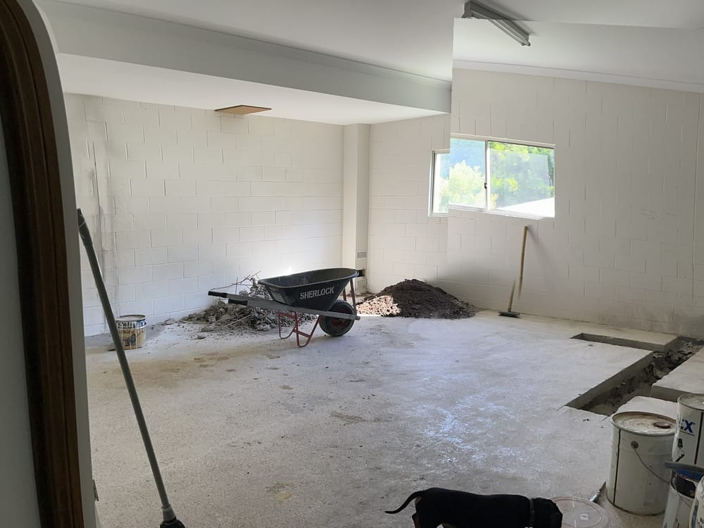 Maleny studio conversion before
